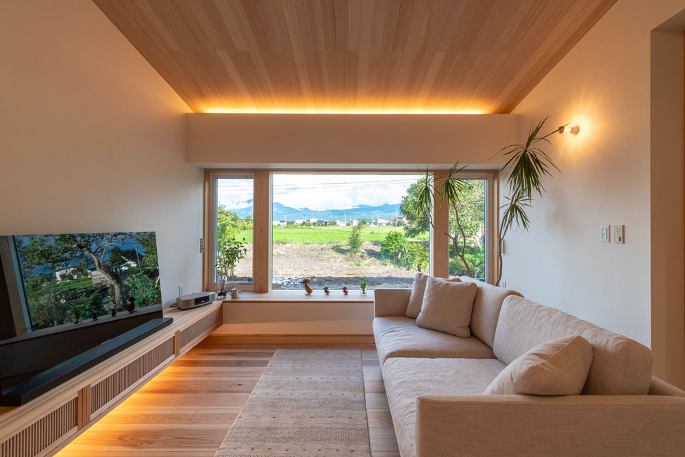 眺めのいいリビング
