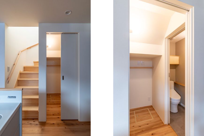 トイレ前の建具