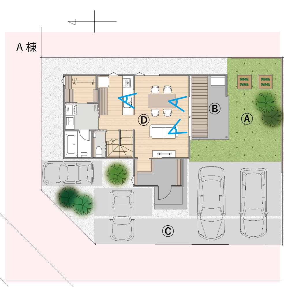 A棟配置計画