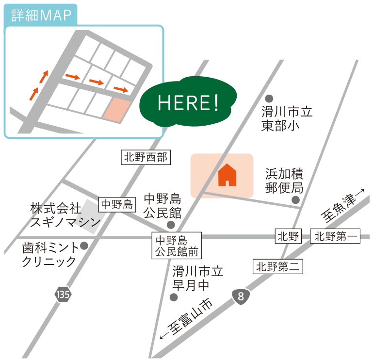 上野邸MAP